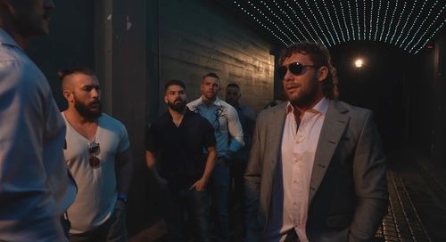 Kenny Omega at an event for AEW Dark: Elevation (2021)