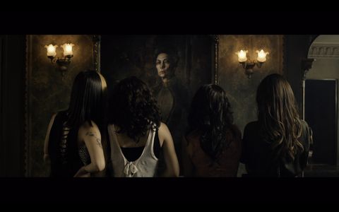 Adriana Louvier, Eréndira Ibarra, Ona Casamiquela, and Zuria Vega in Darker Than Night (2014)