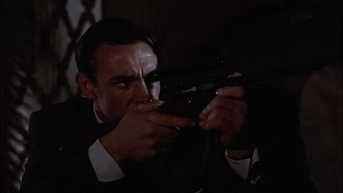 Sean Connery and Pedro Armendáriz in From Russia with Love (1963)