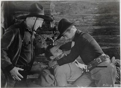 Buck Jones, Walter Miller, and Lee Shumway in The Ivory-Handled Gun (1935)