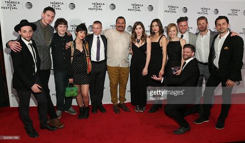Cast and Director of Poor Boy. Poor Boy premiere at Tribeca Film Festival