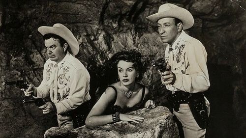 Leo Gorcey, Huntz Hall, and Mary Beth Hughes in Dig That Uranium (1955)
