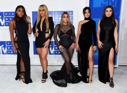 Normani, Ally Brooke, Dinah Jane, Lauren Jauregui, Camila Cabello, and Fifth Harmony at an event for 2014 MTV Video Musi