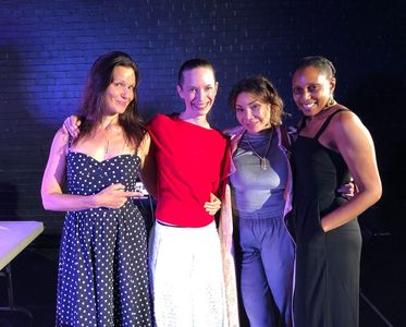 Florencia Lozano, Jocelyn Kuritsky, Daphne Rubin-Vega, & Erin Cherry attend the launch party for Season 1 of A Simple He