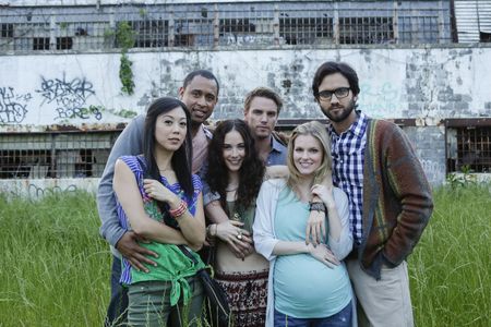 BLEED - Cast Photo Elimu Nelson, Brittany Ishibashi, Riley Smith, Lyndon Smith, Michael Steger, Chelsey Crisp