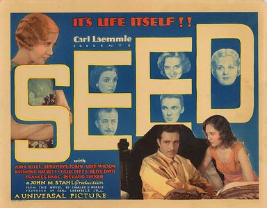 Bette Davis, John Boles, Frances Dade, Raymond Hackett, Zasu Pitts, Genevieve Tobin, and Lois Wilson in Seed (1931)