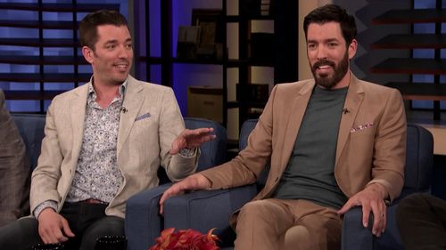 Drew Scott and Jonathan Silver Scott in Conan: The Property Brothers (2020)