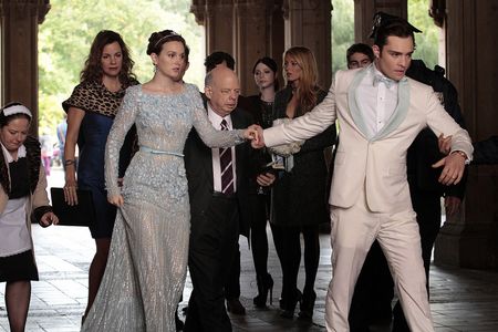 Wallace Shawn, Michelle Trachtenberg, Margaret Colin, Blake Lively, Leighton Meester, Chace Crawford, Ed Westwick, and Z