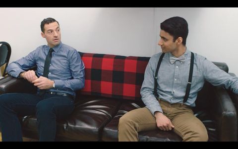 Paul (Daniel Stolfi) and Mike (Shawn Ahmed) in Ep. 2 of CALM DOWN PAUL