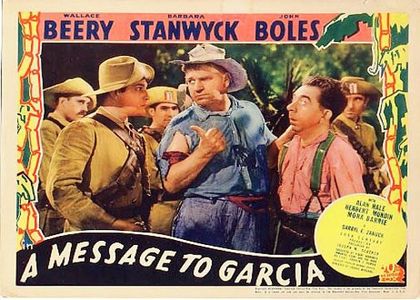 Wallace Beery, John Boles, and Herbert Mundin in A Message to Garcia (1936)