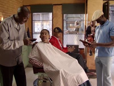 Michel Estime, J.B. Smoove, Kevontay Jackson, and Tyler James Williams in Everybody Hates Chris (2005)