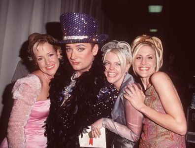 Boy George, Natalie Maines, Emily Strayer, Martie Maguire, and The Chicks