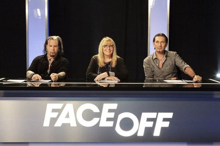 Glenn Hetrick, Ve Neill, and Patrick Tatopoulos in Face Off (2011)
