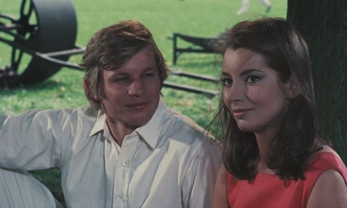 Michael York and Jacqueline Sassard in Accident (1967)