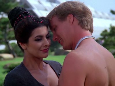 Marina Sirtis and Jay Louden in Star Trek: The Next Generation (1987)