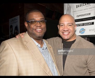 with Lawrence Varnado at the world premiere of Support The Girls
