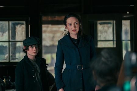 Jonah Collier and Eileen O'Higgins in Billy the Kid (2022)
