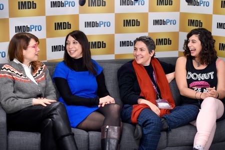 Illeana Douglas, Joey Soloway, Jessie Kahnweiler, and Rebecca Odes at an event for The IMDb Studio at Sundance (2015)