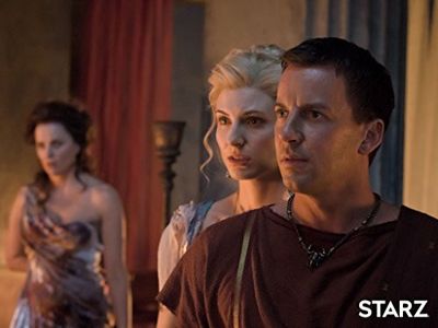 Lucy Lawless, Craig Parker, and Viva Bianca in Spartacus (2010)