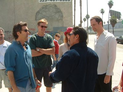 Bob Hilgenberg, Rob Muir, directing Danny Trejo and Johnny Sneed.