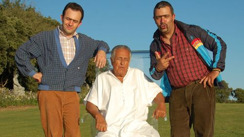 Nicolau Breyner, João Paulo Rodrigues, and Pedro Alves in 7 Pecados Rurais (2013)