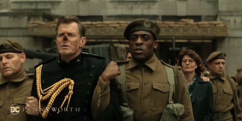 Footage take from DC's Pennyworth Episode 10. Kenny-Lee Mbanefo playing the role of a British Soldier Capturing 'Lord Ha