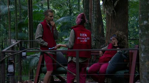 Rita Simons, Fleur East, and James McVey in I'm a Celebrity, Get Me Out of Here! (2002)