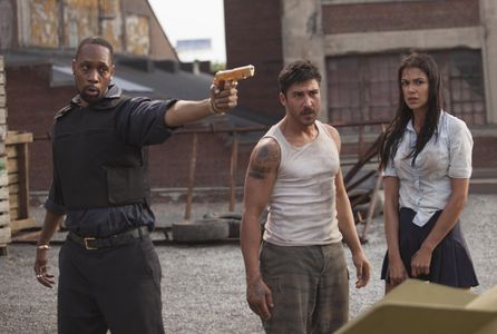 RZA, David Belle, and Catalina Denis in Brick Mansions (2014)