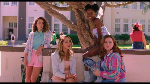 Jessica Rothe, Jessie Ennis, Ashleigh Murray, and Chloe Bennet in Valley Girl (2020)