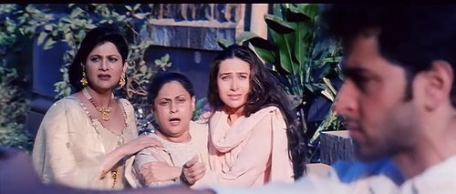 Hrithik Roshan, Karisma Kapoor, and Jaya Bachchan in Fiza (2000)