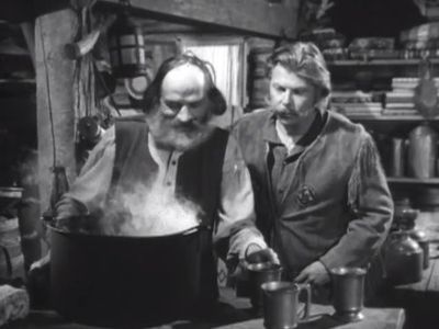Dal McKennon and Albert Salmi in Daniel Boone (1964)