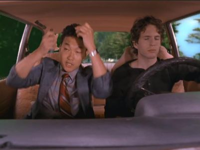 Glenn Howerton and Eddie Shin in That '80s Show (2002)