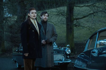 Richard Rankin and Sophie Skelton in Outlander (2014)