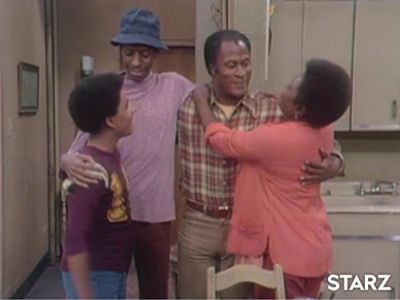 John Amos, Ralph Carter, Esther Rolle, and Jimmie 'JJ' Walker in Good Times (1974)