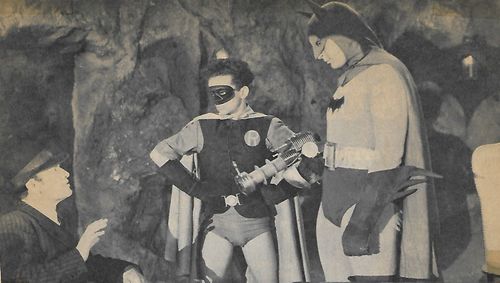 Douglas Croft, Stanley Price, and Lewis Wilson in Batman (1943)