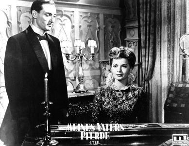 Eva Bartok and Martin Benrath in Meines Vaters Pferde, 1. Teil: Lena und Nicoline (1954)