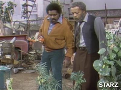 Whitman Mayo and Demond Wilson in Sanford and Son (1972)