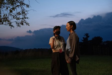 Celine Song and Greta Lee in Past Lives (2023)
