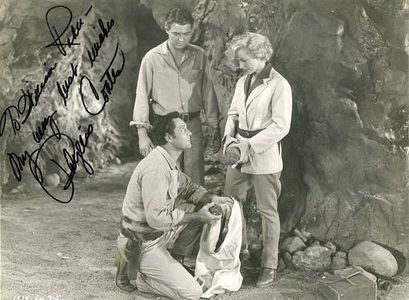 Clayton Moore, Phyllis Coates, and Johnny Sands in Jungle Drums of Africa (1953)