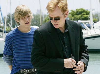 David Caruso and Evan Ellingson in CSI: Miami (2002)