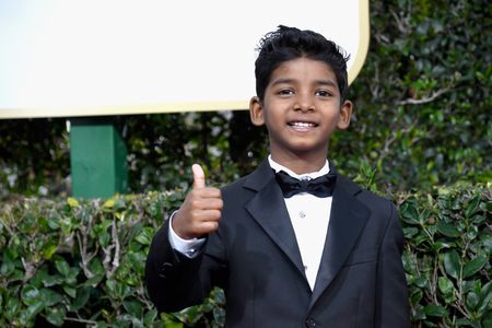 Sunny Pawar at an event for The 74th Annual Golden Globe Awards 2017 (2017)