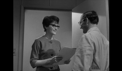 Sue Randall and Wally Cox in The Twilight Zone (1959)