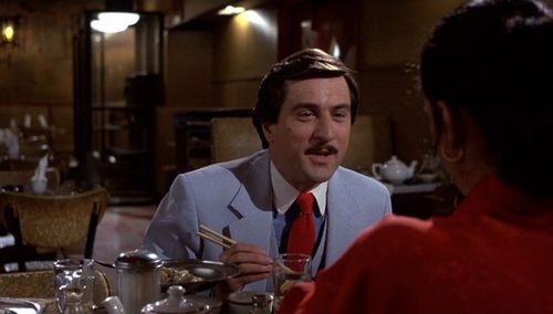 Robert De Niro and Diahnne Abbott in The King of Comedy (1982)