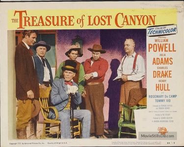 William Powell, Griff Barnett, John Doucette, Charles Drake, Henry Hull, and Jack Perrin in The Treasure of Lost Canyon 
