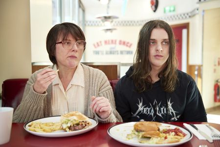 Monica Dolan and Earl Cave in Days of the Bagnold Summer (2019)