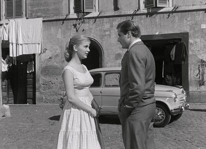 Carlo Giuffrè and Alessandra Panaro in Belle ma povere (1957)