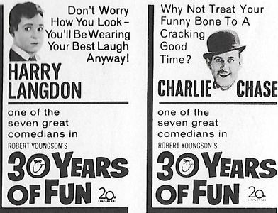 Harry Langdon and Charley Chase in 30 Years of Fun (1963)