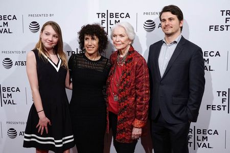 Isabelle Nélisse, Jennifer Fox, Ellen Burstyn, and Jason Ritter at the 2019 Tribeca Film Festival screening of THE TALE