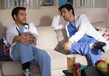 Adam Pally and Ed Weeks in The Mindy Project (2012)