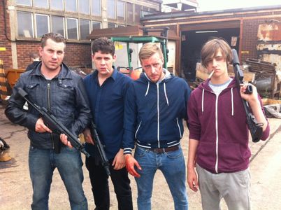 Ian Virgo, Ryan Winsley, Kyle Summercorn, and Alex Esmail in Essex Boys Retribution (2013)